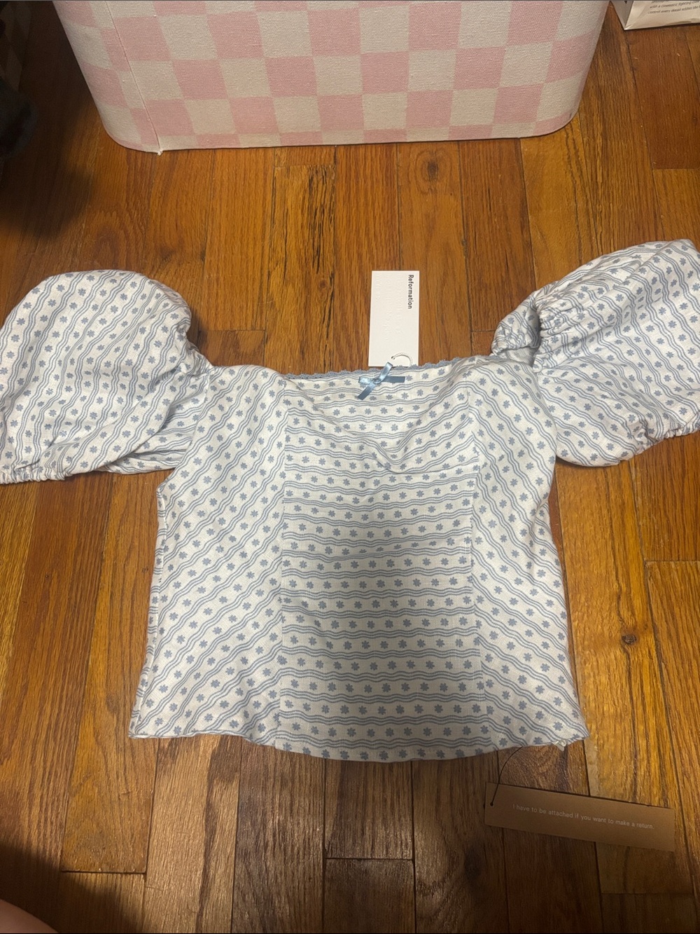 NWT Marella Linen Top